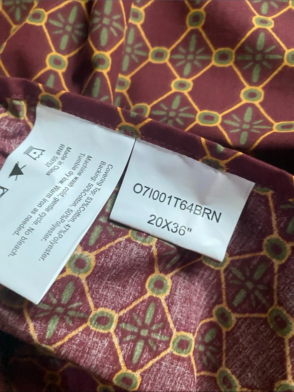 Two big pillowcase  Plum Patchwork-Style Decorative Bedding Throw
